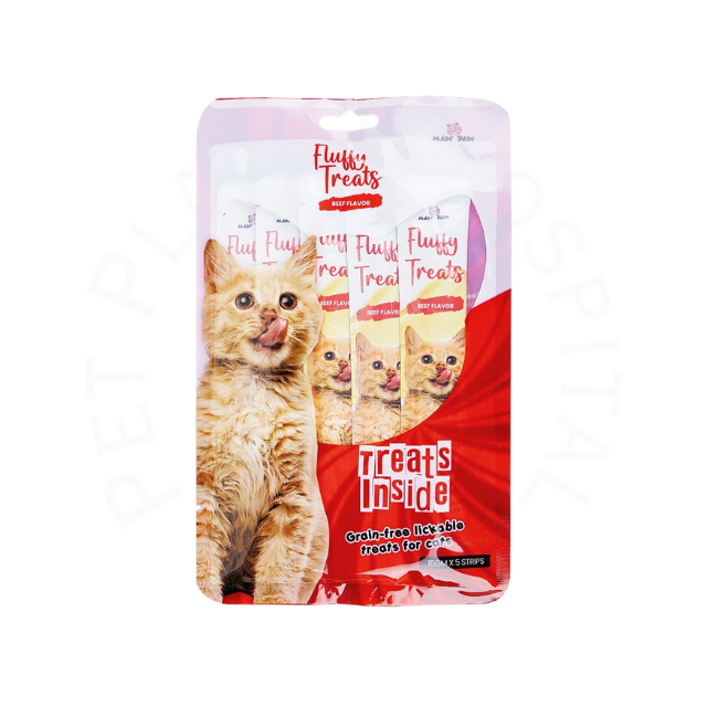 Fluffy Creamy Lickable Cat Treat Beef
