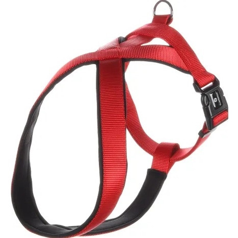 Dog Harness Cross Abbi Red M 55cm 58-70cm 25mm