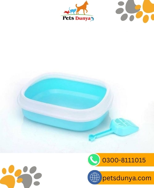 Cat Litter Tray With Scoop – High Quality Plastic