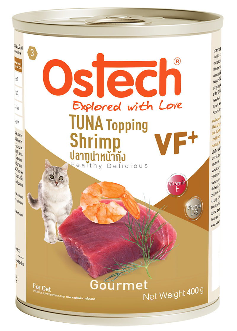 Ostech Cat Gourmet VF+ Tuna Topping Shrimp (400 g)