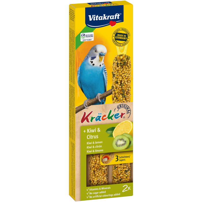 Budgie Kracker Kiwi & Citrus 60g