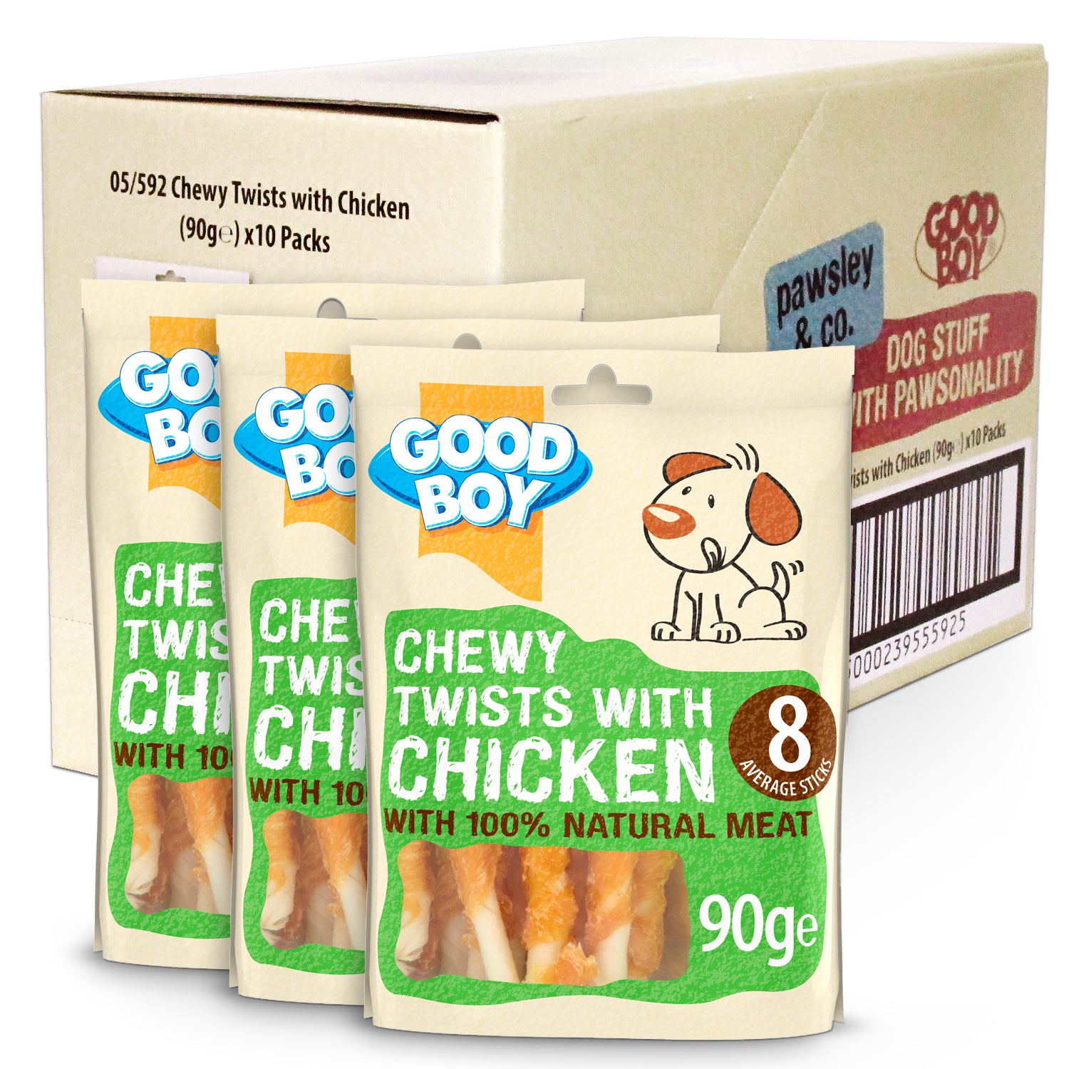Chewy Chicken Twists