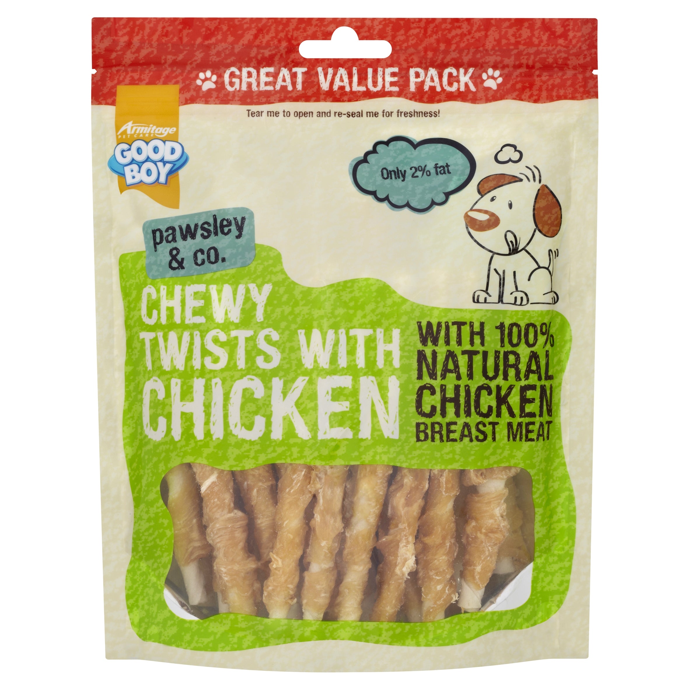 GOOD BOY Chewy Chicken Twists Value Pack (320gr)