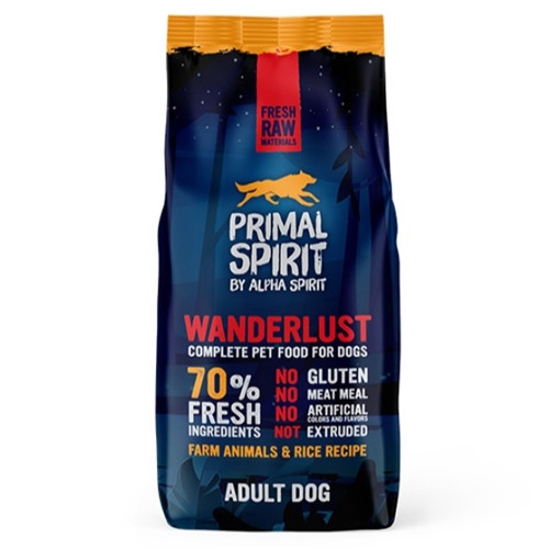 Primal 70% Wanderlust Dog Food 12 kg