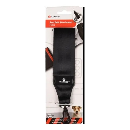 CAR SEAT BELT CONNECTOR SHORT FIDES 23CM 50MM (BLACK)