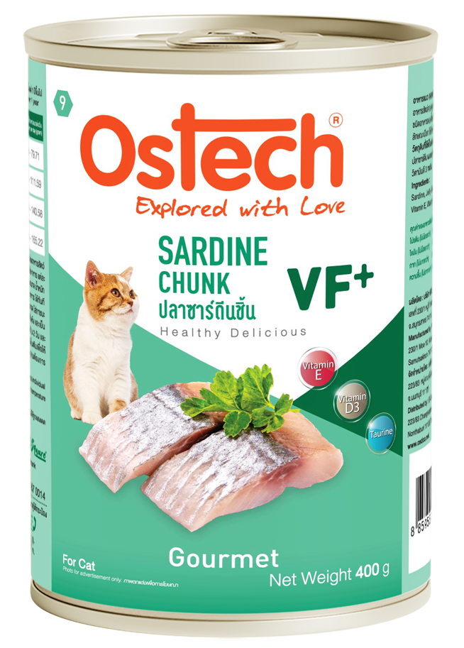 Ostech Cat Gourmet VF+ Sardine Chunk (400 g)