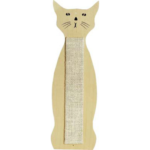 SCRATCH BOARD SISAL CAT SHAPE 59X21