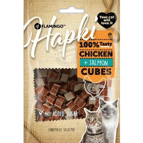 HAPKI CUBES WITH CHICKEN AND SALMON 50G