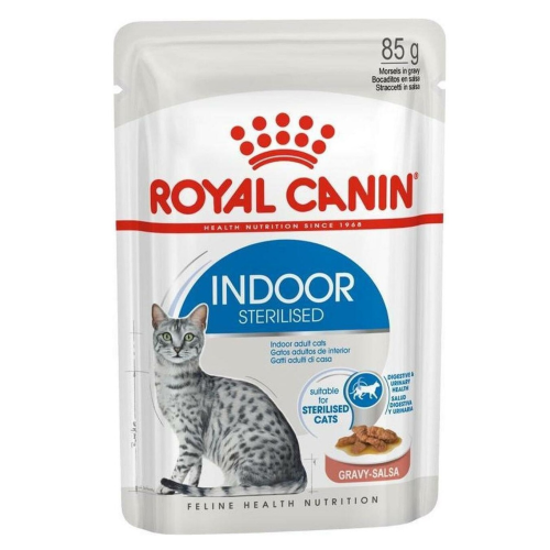 ROYAL CANIN FELINE HEALTH NUTRITION INDOOR STERILISED GRAVY 1X85G