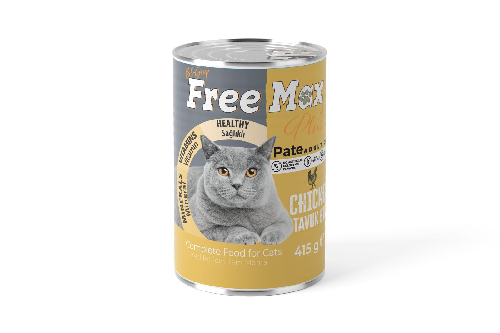 Free Max Cat pate tin 400gm Tr054