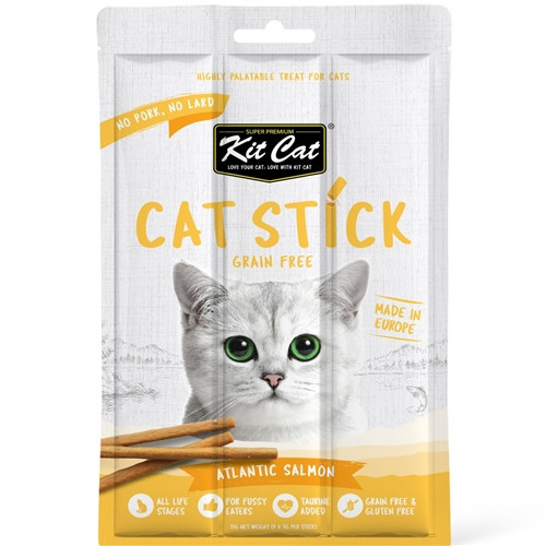 Kit Cat Grain Free Cat Stick Atlantic Salmon 15g