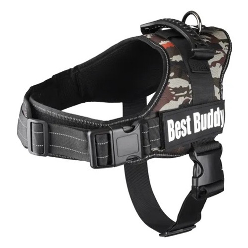 Dog Harness Pluto Jungle camouflage XXL 77-95cm 95-130cm 16cm 50mm
