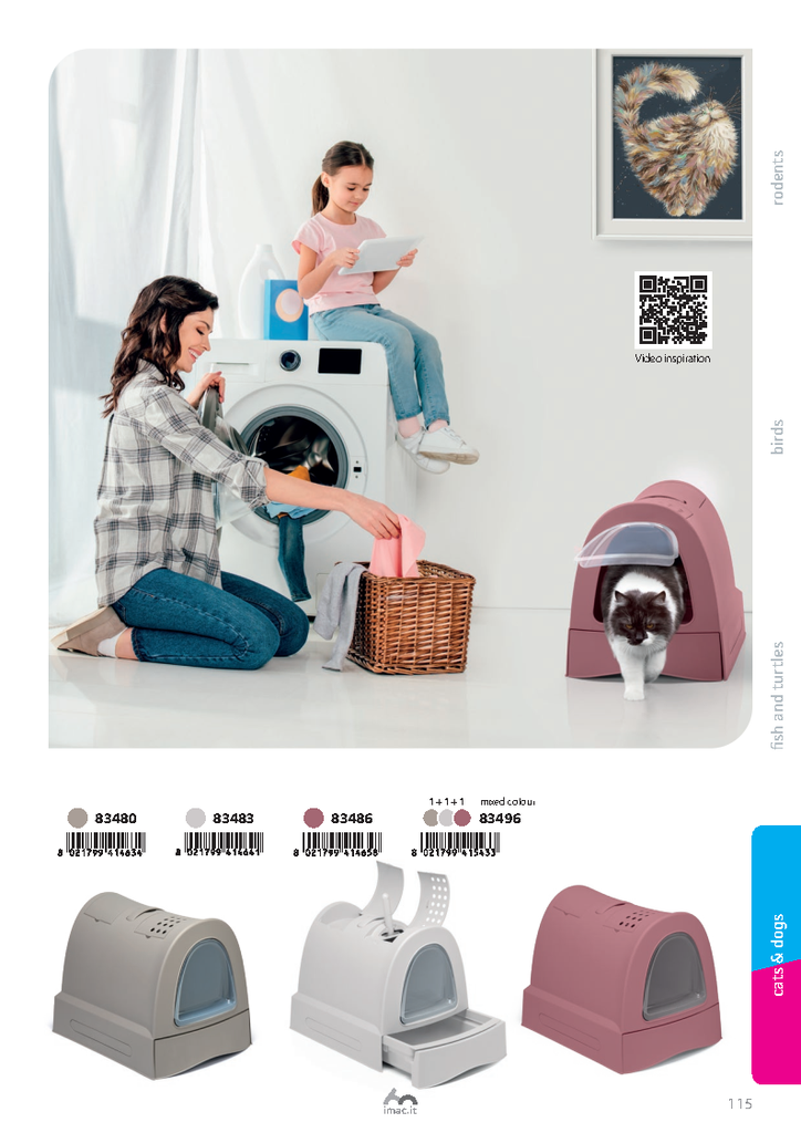Imac Zuma 2nd Life Plastic Cat Toilet with Sliding Tray