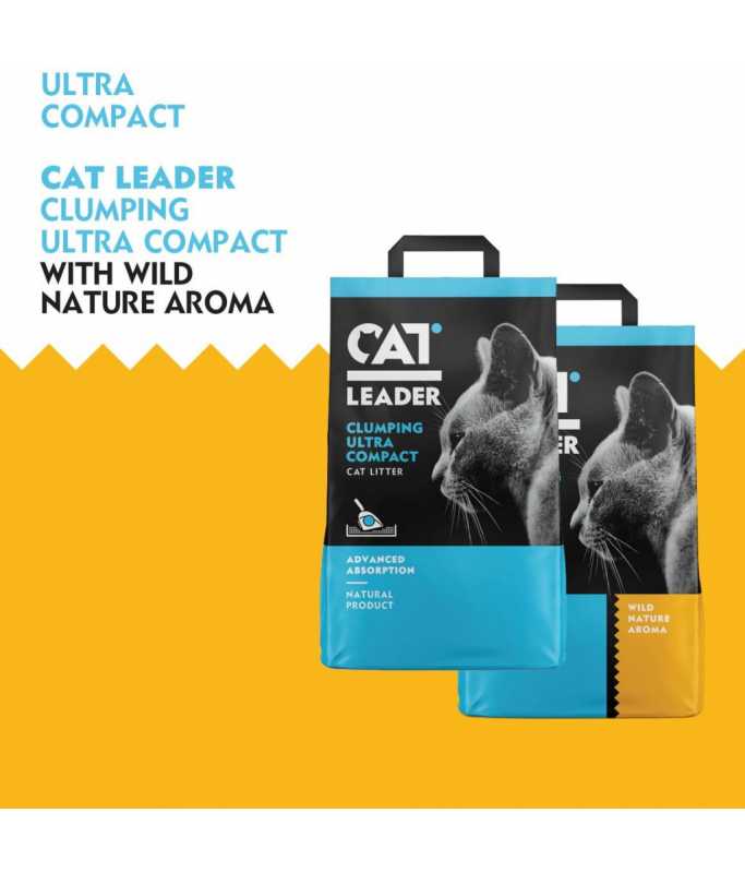 Geohellas Cat Leader Clumping Ultra Compact Cat Litter