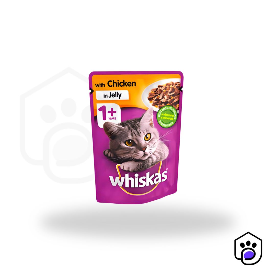 Whiskas 1+ Jelly Pouch – Flavor Selection