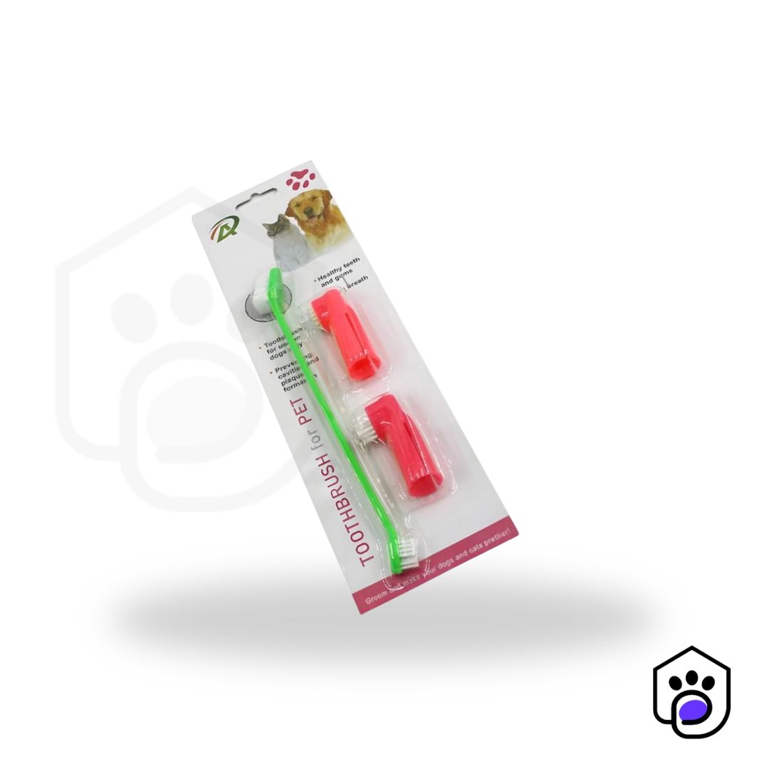 Cat Toothbrush Set