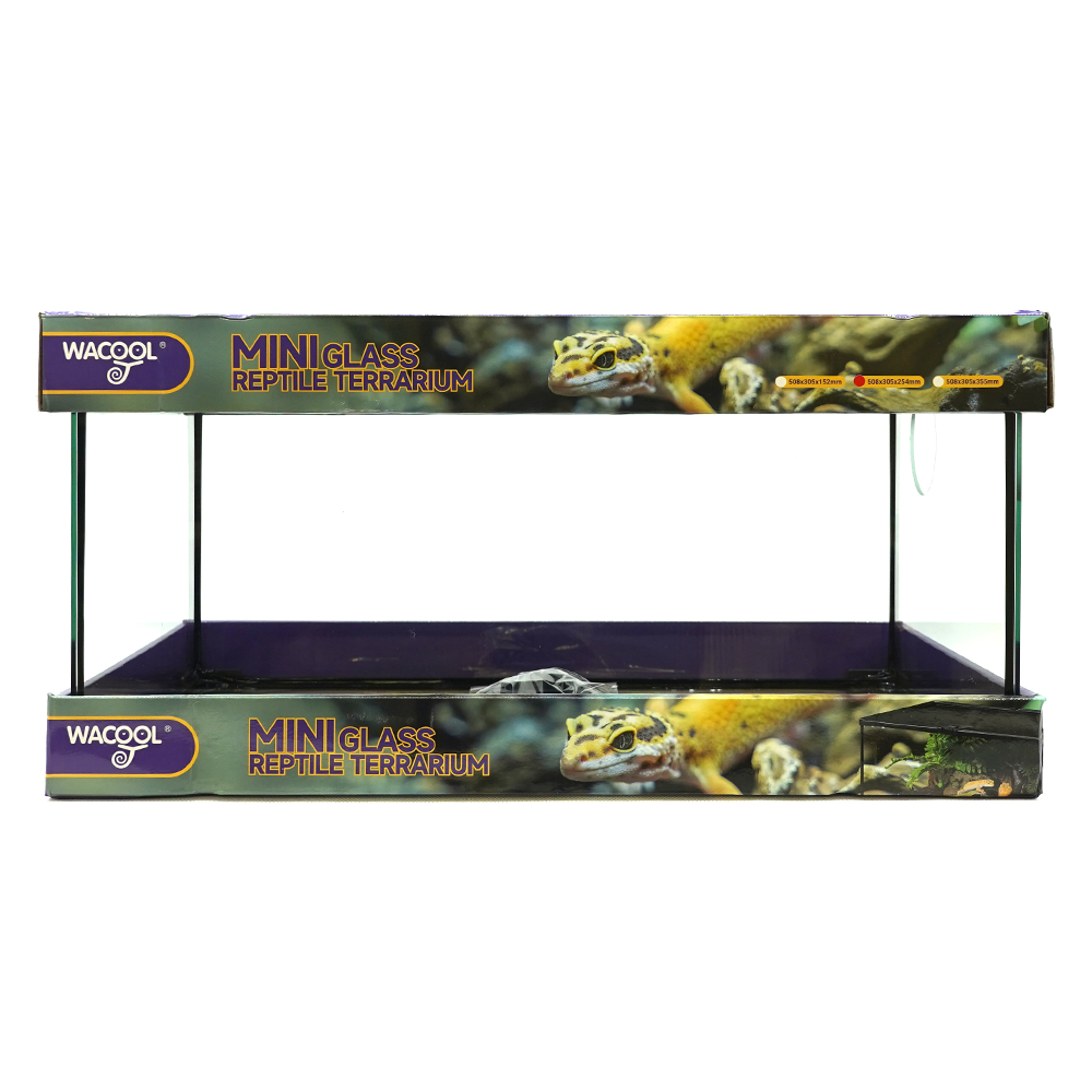 Wacool Mini Glass Reptile Terrarium 50.8x30.5x25.4cm