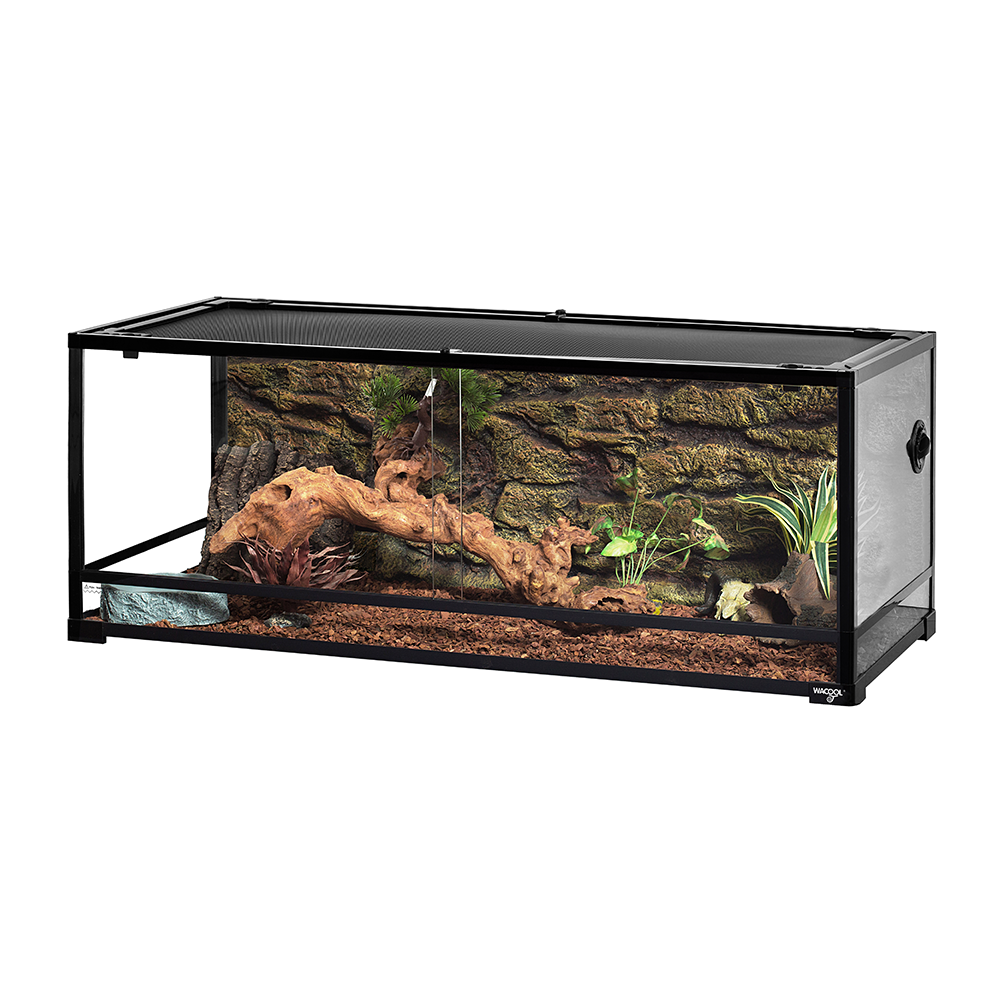 Wacool Knock Down Terrarium Sliding Doors 120x45x45cm
