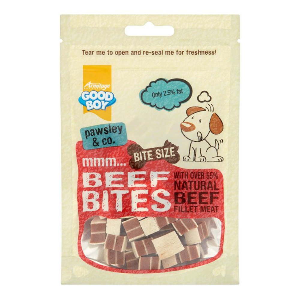 Armitage Good Boy Deli Bites Beef Dog Treats 65G