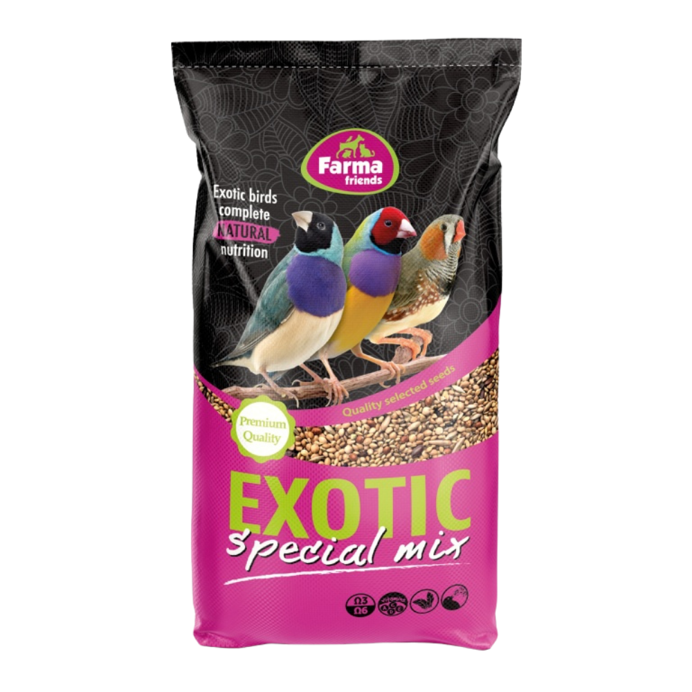 FARMA Exotic Mix Natural Bird Food 20KG
