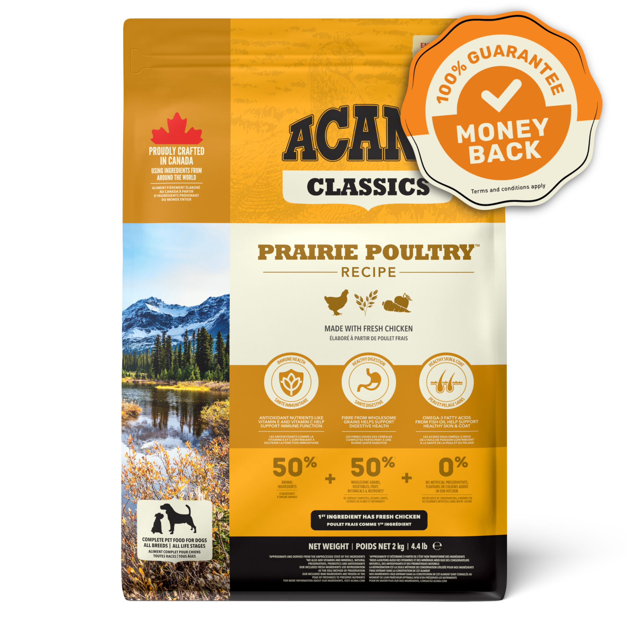 Acana Classics Prairie Poultry Protein-Rich Dry Dog Food
