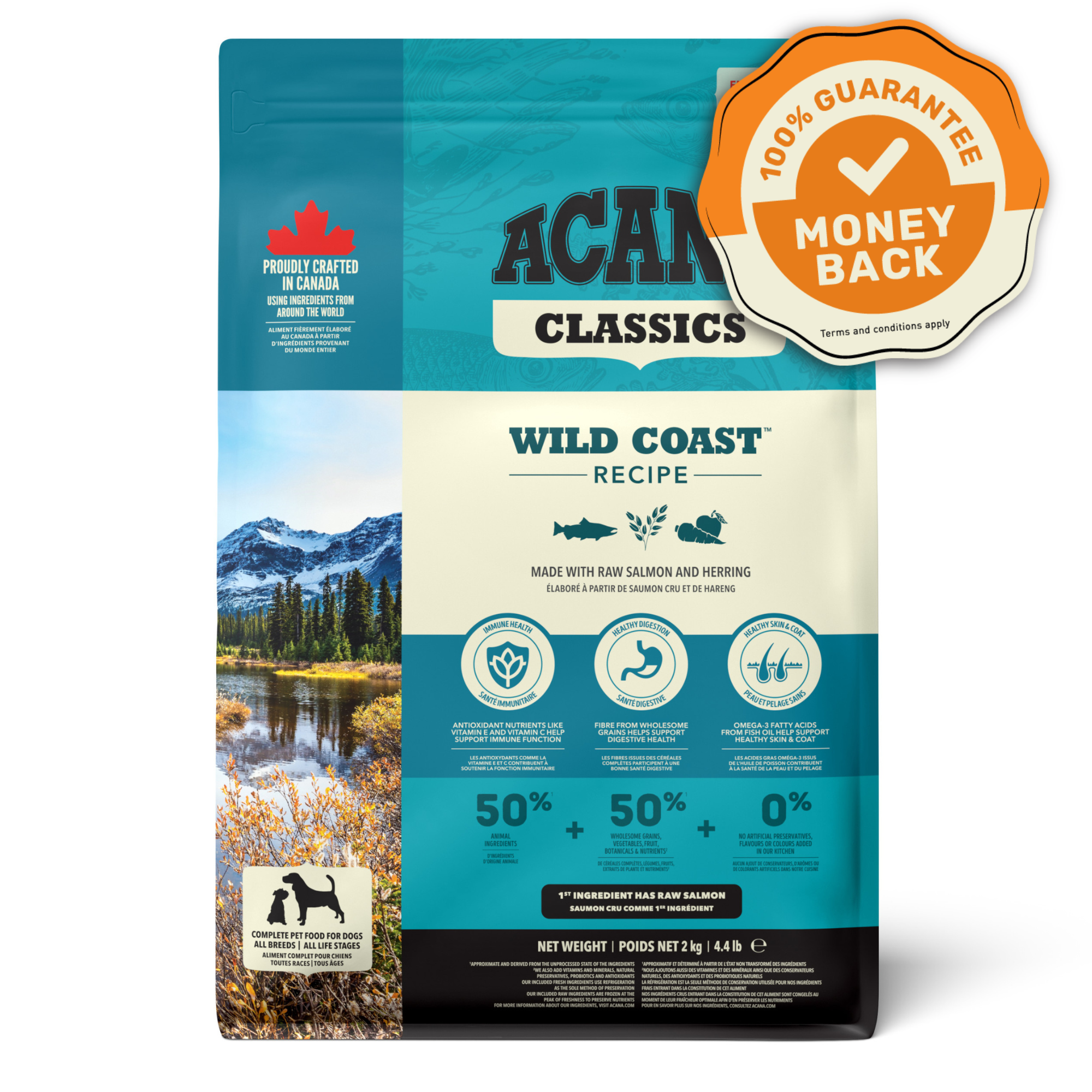 Acana Classics Wild Coast Formula Nutrient-Rich Adult Dry Dog Food