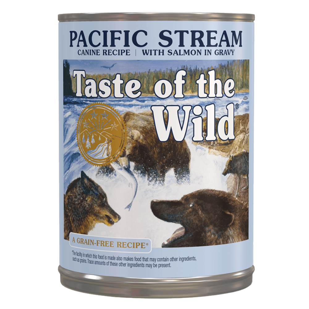 Taste of the Wild Pacific Stream Canine Salmon in Gravy Wet Dog Food 390G