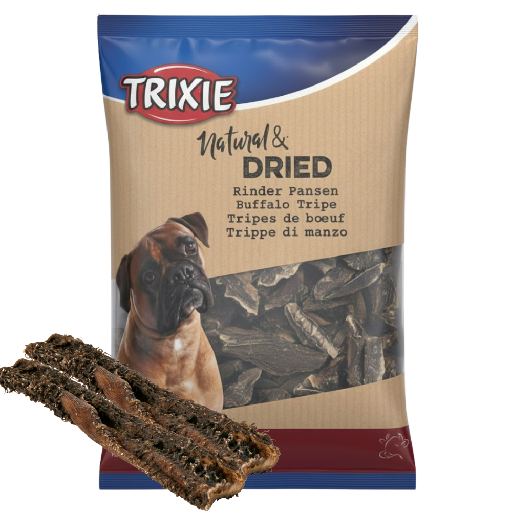 Trixie Dried Buffalo Tripe Dog Chew Treats 500G
