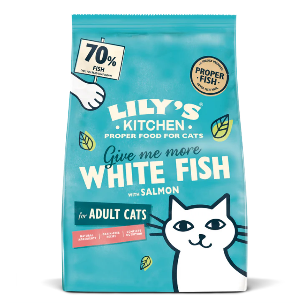 Lily's Kitchen Fisherman's Feast White Fish & Salmon Dry Cat Food