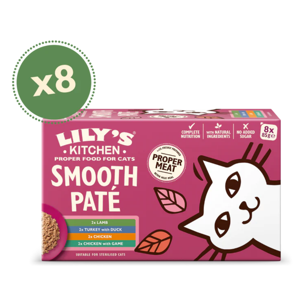 Lily's Kitchen Pate Selection Multipack Wet Cat Food 8X85G