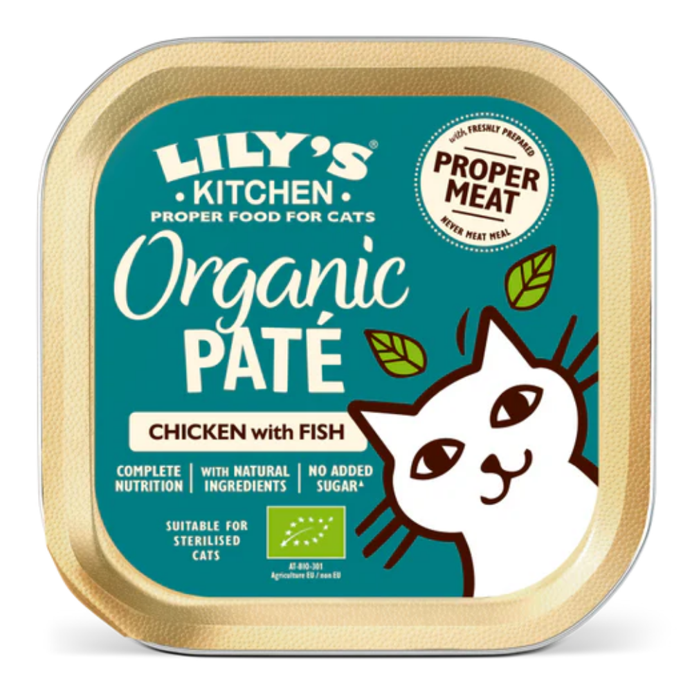 Lily's Kitchen Organic Fish Pate Wet Cat Food