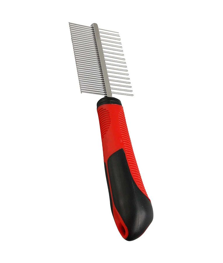 Flamingo Double Sided Twin Dog Grooming Comb