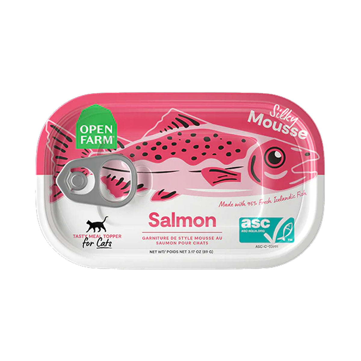 Open Farm Salmon Meal Topper for Cats 6x89g