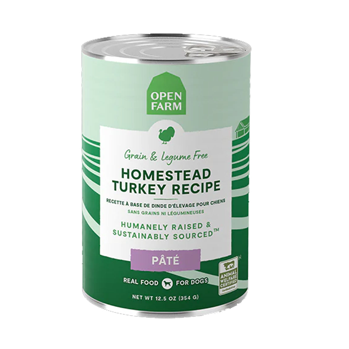 Open Farm Homestead Turkey Pate Wet Dog Food 354g
