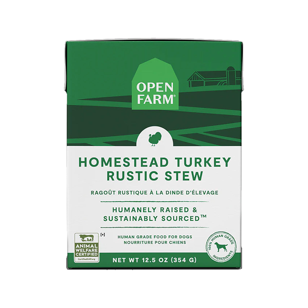Open Farm Homestead Turkey Rustic Stew Wet Dog Food 354g