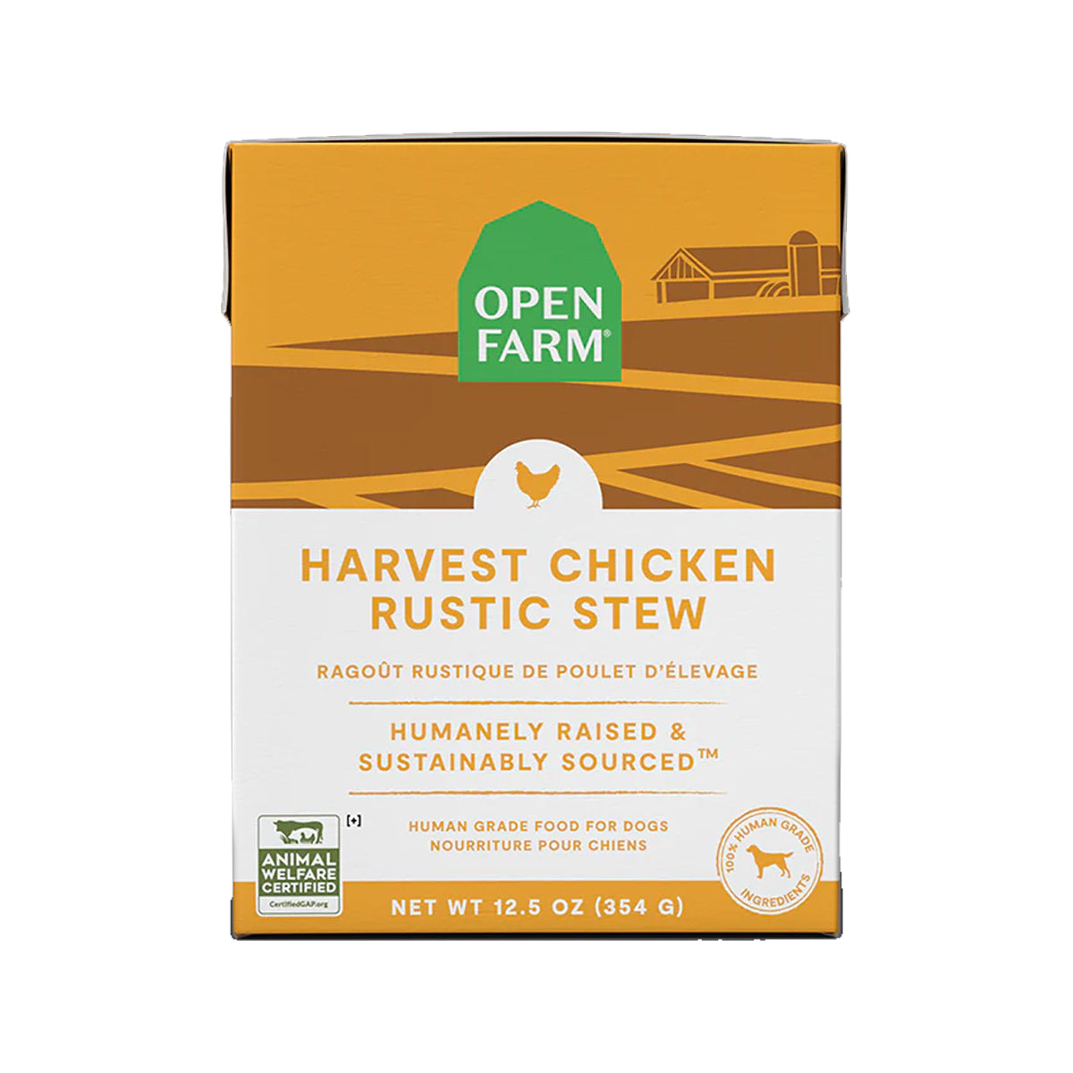 Open Farm Harvest Chicken Rustic Stew Wet Dog Food 354g