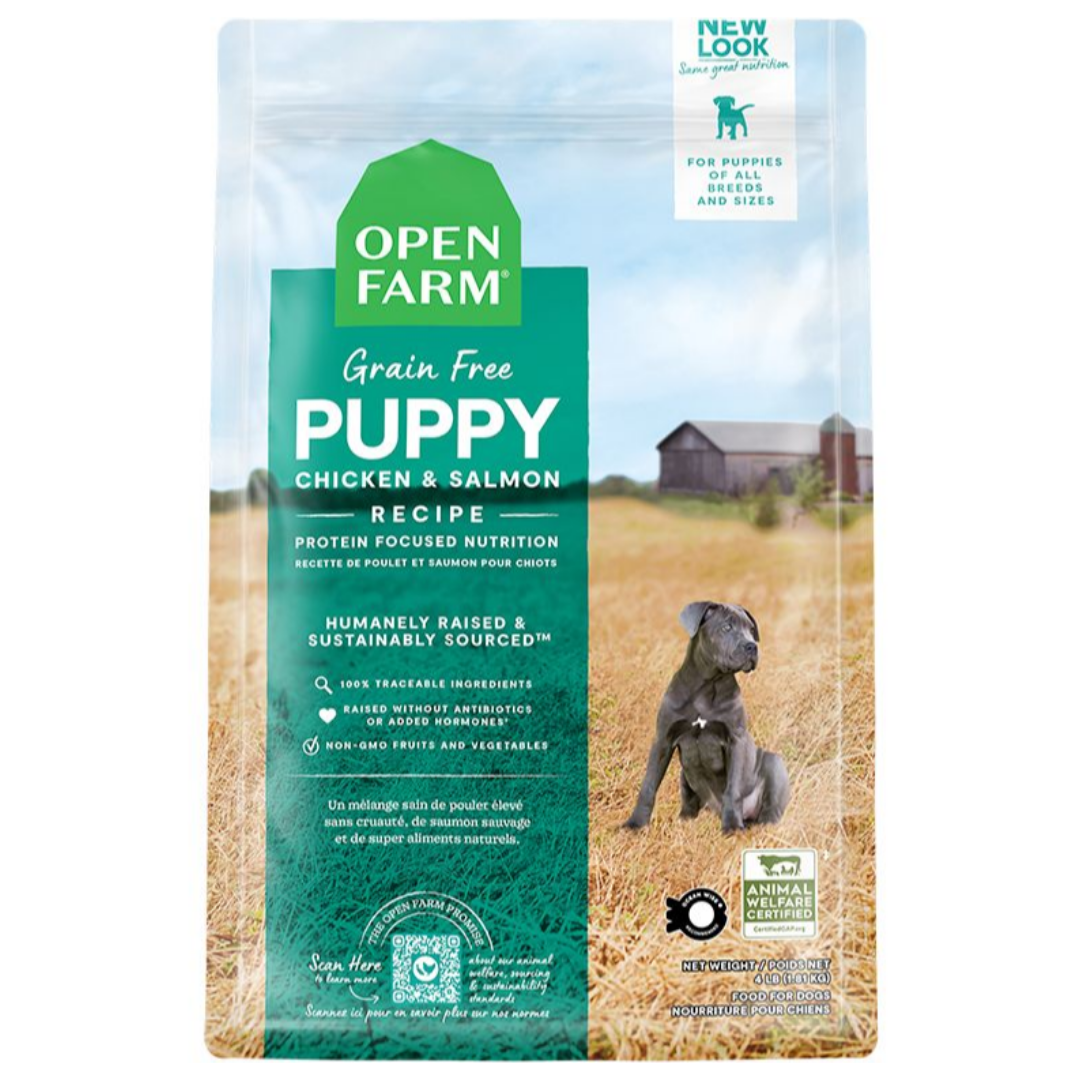 Open Farm Grain Free Puppy Chicken & Salmon Recipe Dry Food 1.81kg