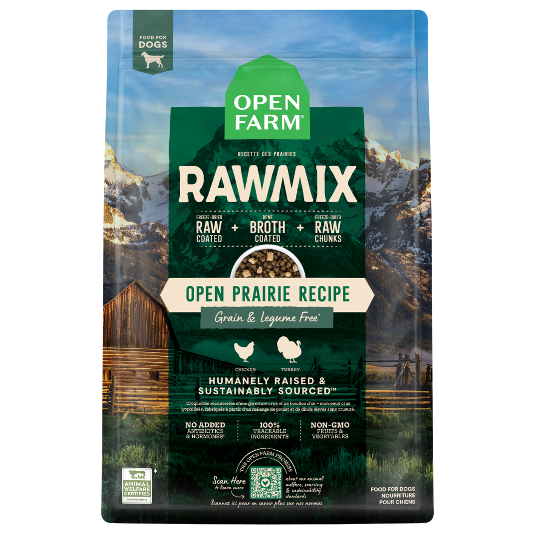 Open Farm RawMix Open Prairie Recipe Dry Dog Food 1.58kg