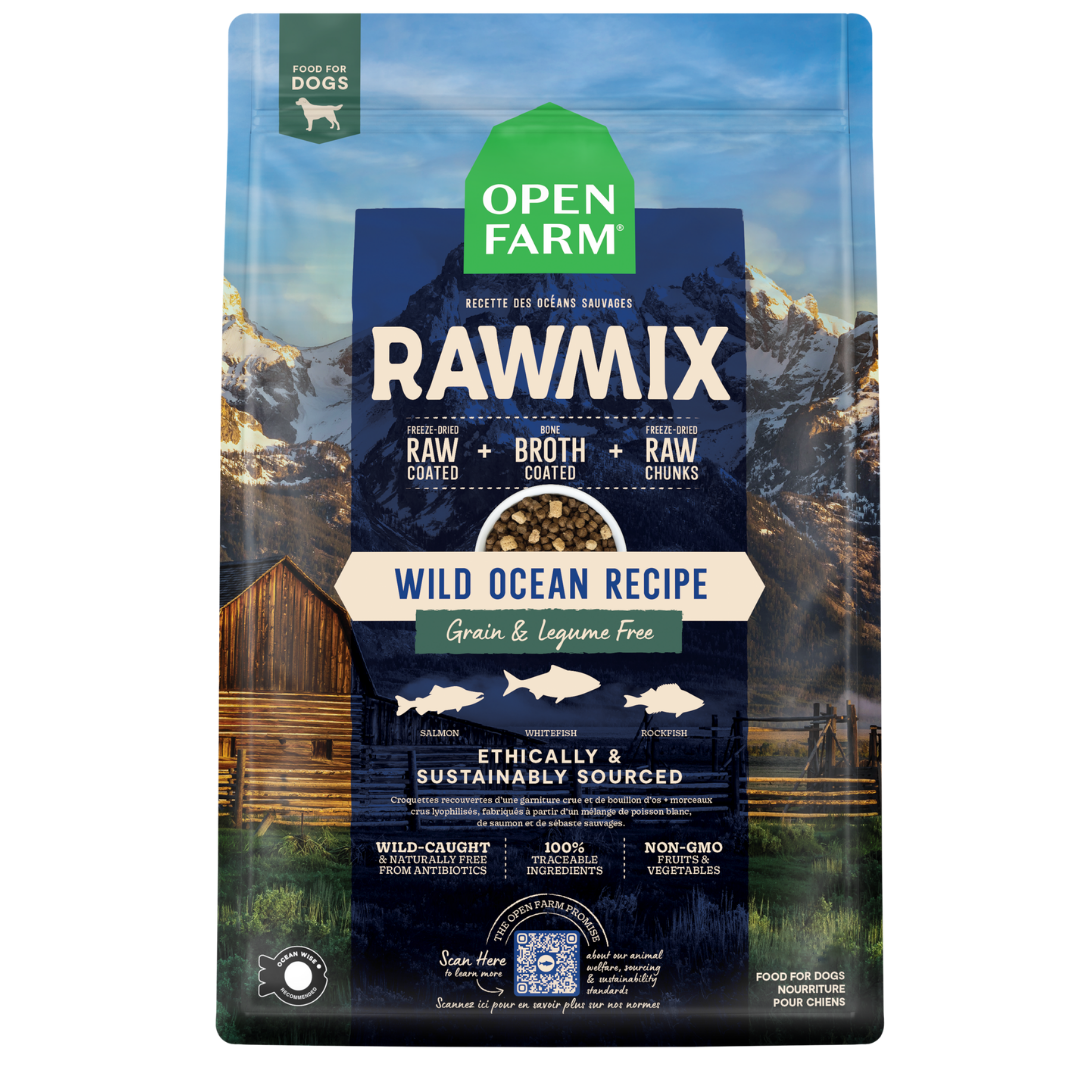 Open Farm RawMix Wild Ocean Recipe Dry Dog Food 1.58kg
