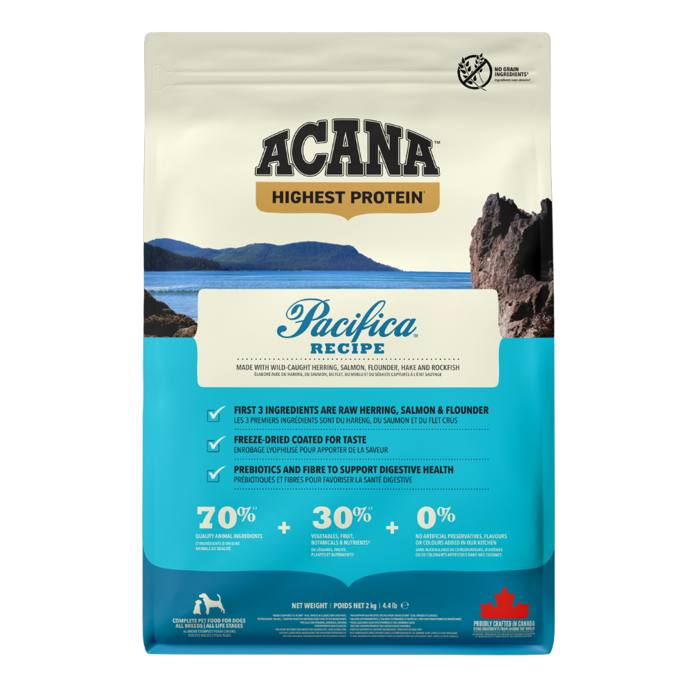 Acana Highest Protein Pacifica Recipe Dry Dog Food 2kg