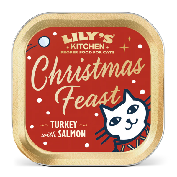 Lily’s Kitchen Christmas 2025 Turkey & Salmon Pate Wet Cat Food 85G