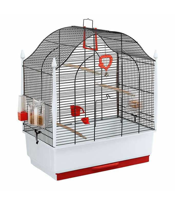 Ferplast Cage Villa Black – 50 X 31 X H 63,5 Cm