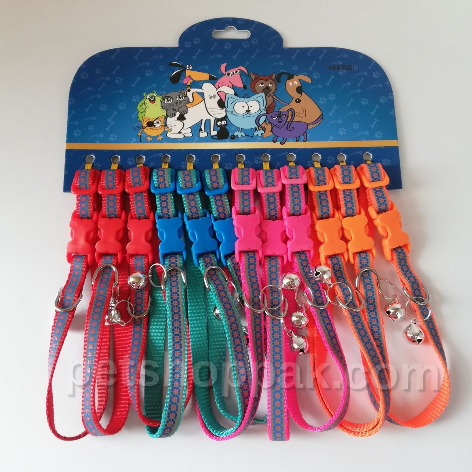 Reflective Print Collars with Bell