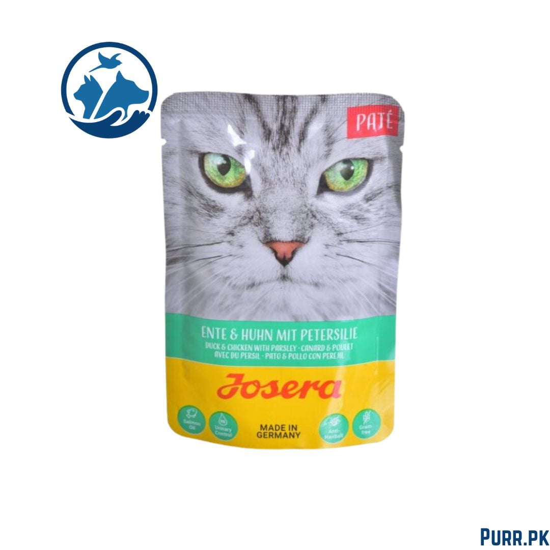 Josera Adult Cat Pate Duck &amp; Chicken with Parsley 85 g Pouch