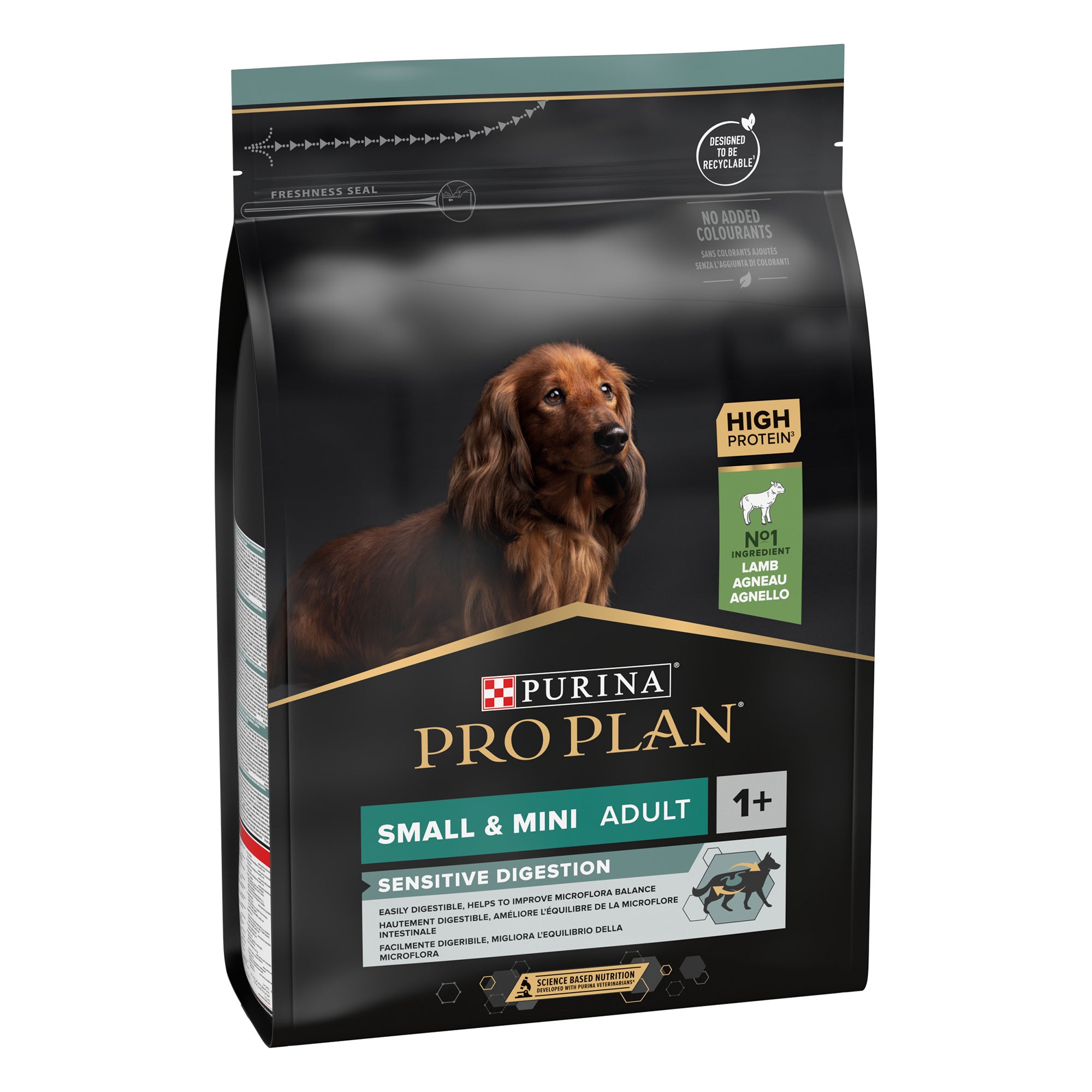 PURINA Pro Plan Sensitive Digestion Small & Mini Adult Dry Dog Food With Lamb