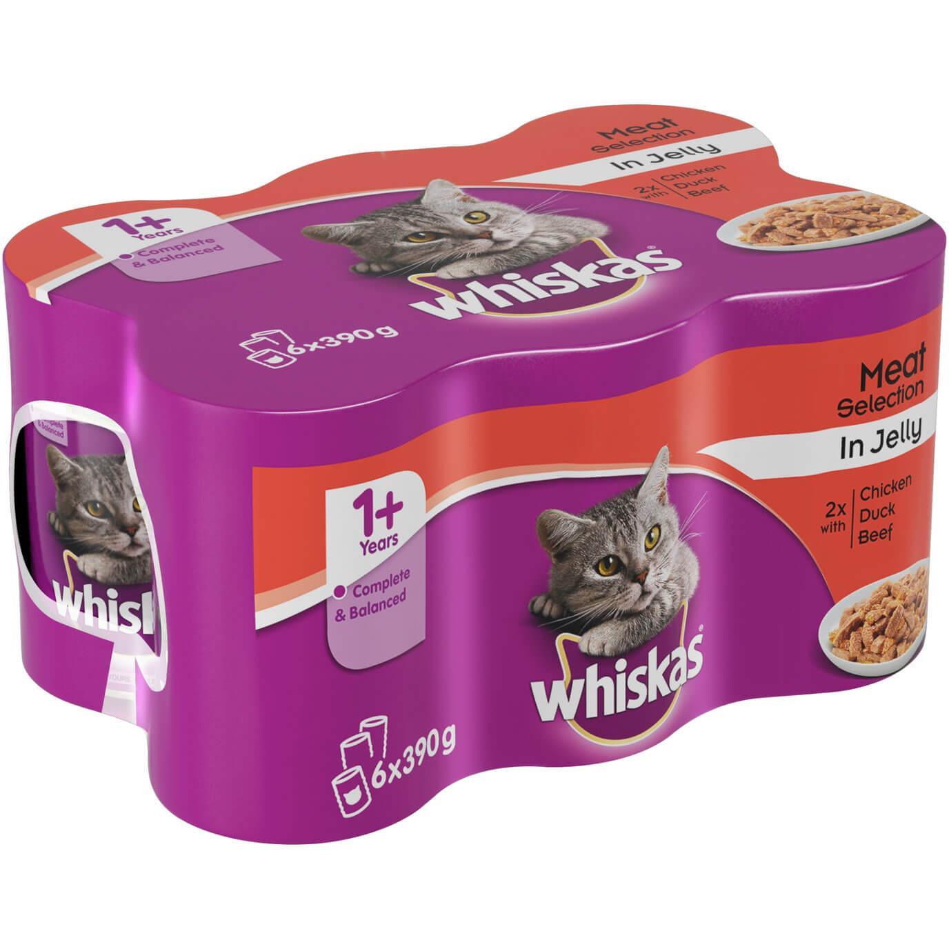 Whiskas Tin Meaty Selection In Jelly 400g