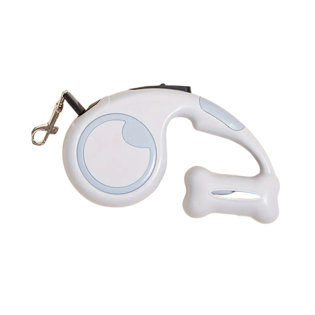 3m Retractable dog leash - Grey