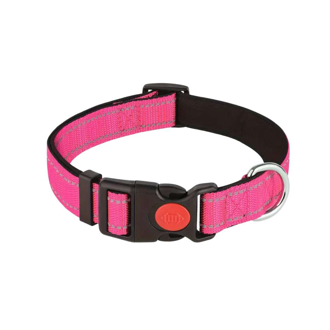 Neoprene Padded Collar - Pink (XS)
