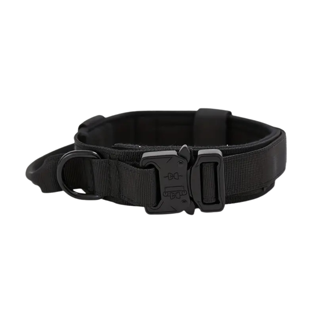 Tactical Dog Collar - Black - (M)