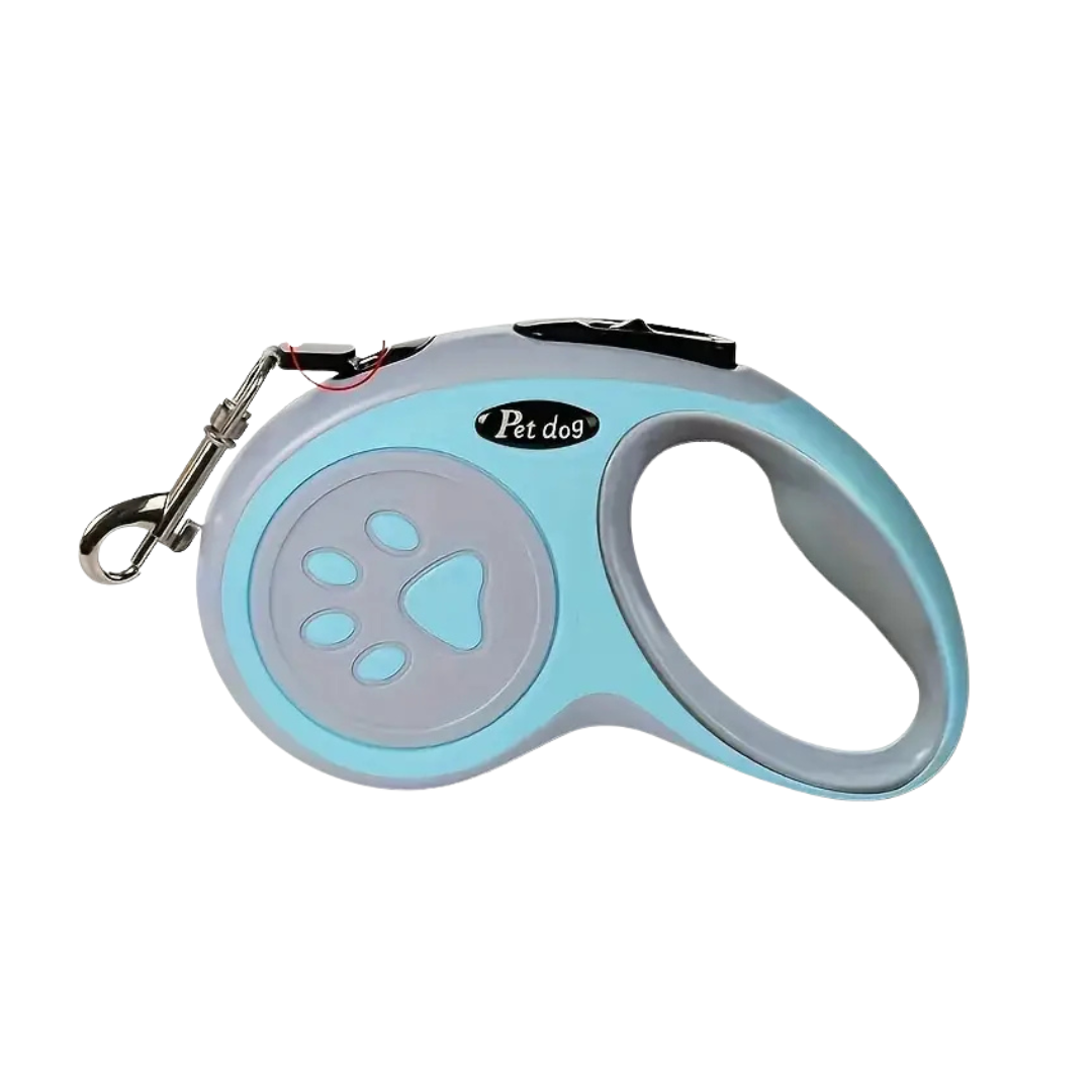 5m Pet Dog retractable dog leash - Sky Blue